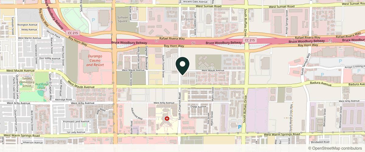 Map showing Signature Plastic Surgery - Himansu Shah M.D. in Las Vegas, Nevada