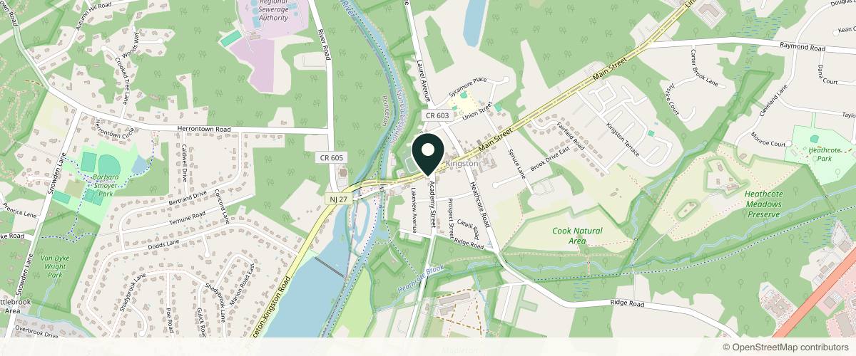 Map showing Skin Removal - Mehta Institute for Post-Weight-Loss Reconstruction in Princeton, New Jersey