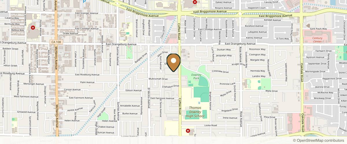 Map showing SkinRenew Laser & Cosmetic Surgery - Grace Kwon M.D. in Modesto, California