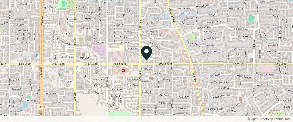 Map showing Skintherapy Skincare & Acne Clinic in Salt Lake City, Utah