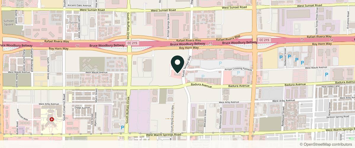 Map showing Sono Bello Las Vegas in Las Vegas, Nevada