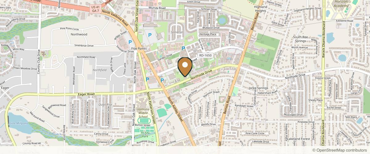 Map showing Sonya Merriman, M.D. - Plastic Surgery Associates of Valdosta in Tallahassee, Florida