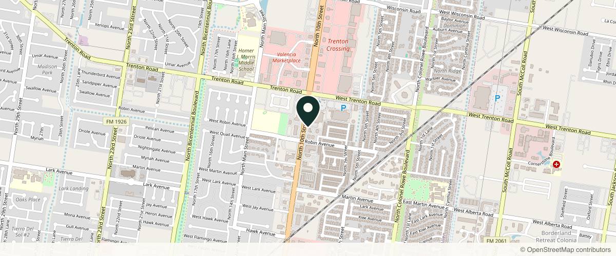 Map showing Sotelo Dermatology Surgery & Aesthetics - Oscar Sotelo MD in McAllen, Texas