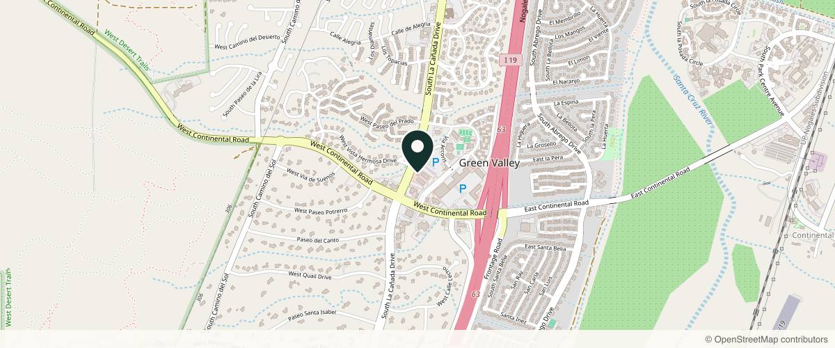 Map showing Specialists In Dermatology in Tucson, Arizona