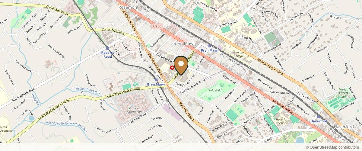 Map showing StarkMD Plastic Surgery & Aesthetic Center: Ran Stark M.D, FACS in Philadelphia, Pennsylvania
