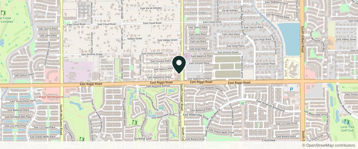 Map showing SummitMD Dermatology Chandler Arizona in Chandler, Arizona