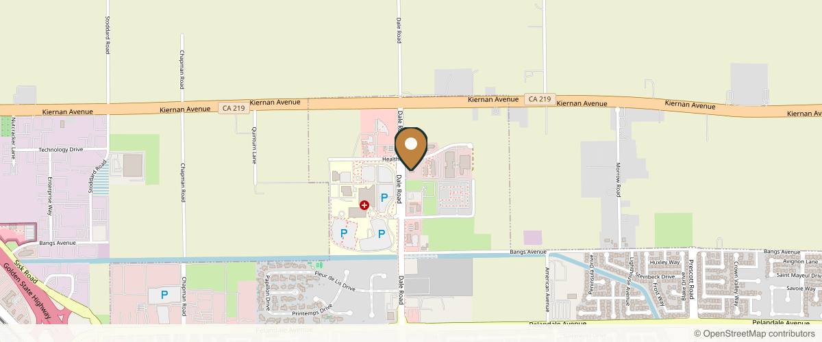 Map showing Surgical Artistry in Modesto, California