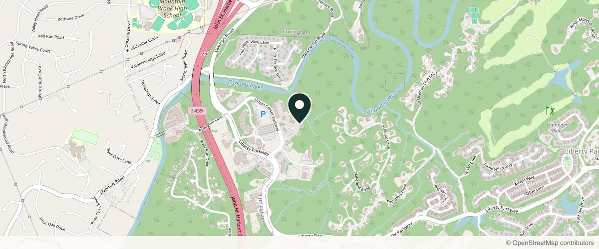 Map showing Surgical Dermatology Group - Birmingham in Birmingham, Alabama