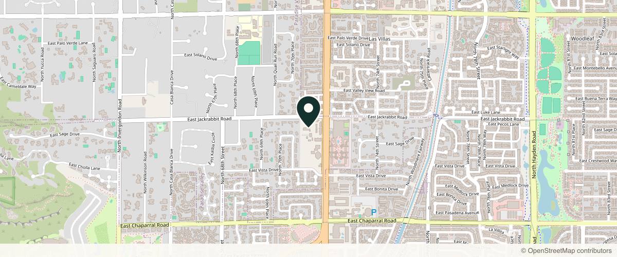 Map showing Terry Maffi, MD in Scottsdale, Arizona
