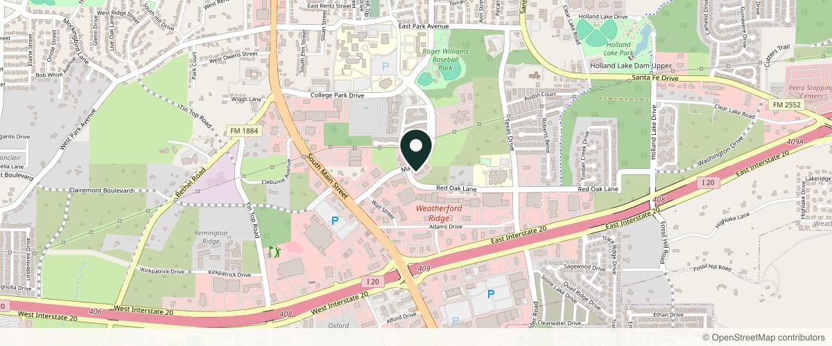 Map showing The Dermatology Spot/Elaine Miller, D.O., Tonya Khan, PA-C in Fort Worth, Texas