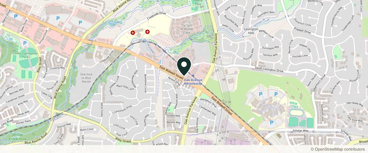 Map showing The Zimmerman Center for Plastic Surgery: Terry Zimmerman, MD, FACS in Folsom, California