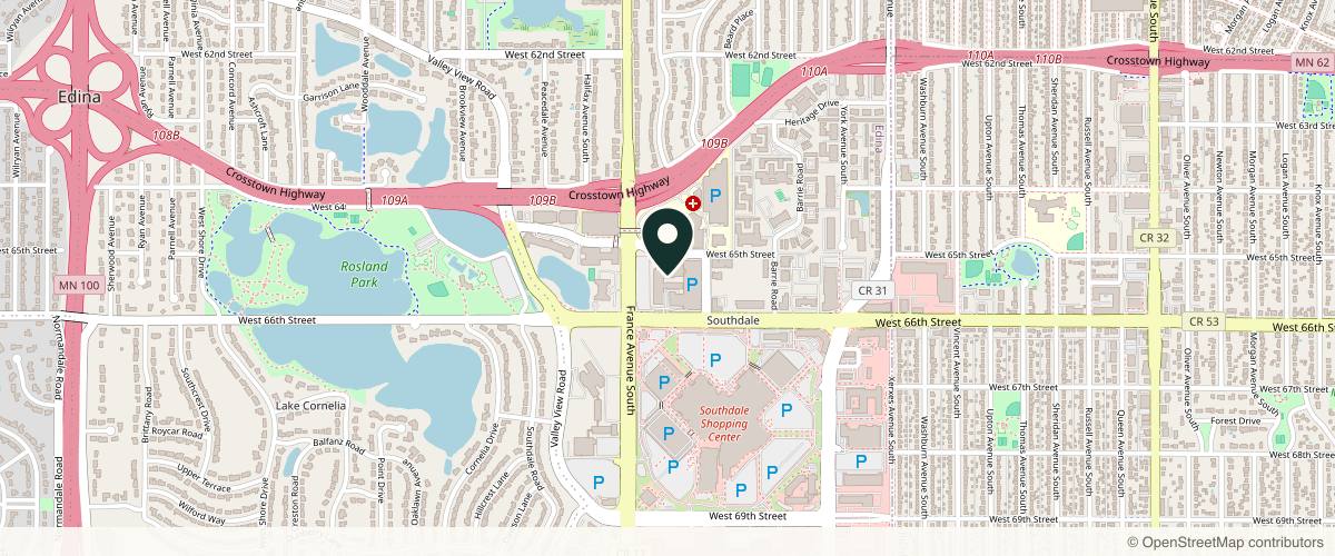 Map showing Timothy G. Schaefer, MD, FACS in Edina, Minnesota