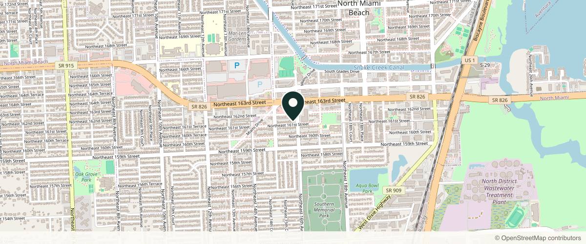 Map showing Tory Sullivan MD: Sullivan Dermatology in Aventura, Florida