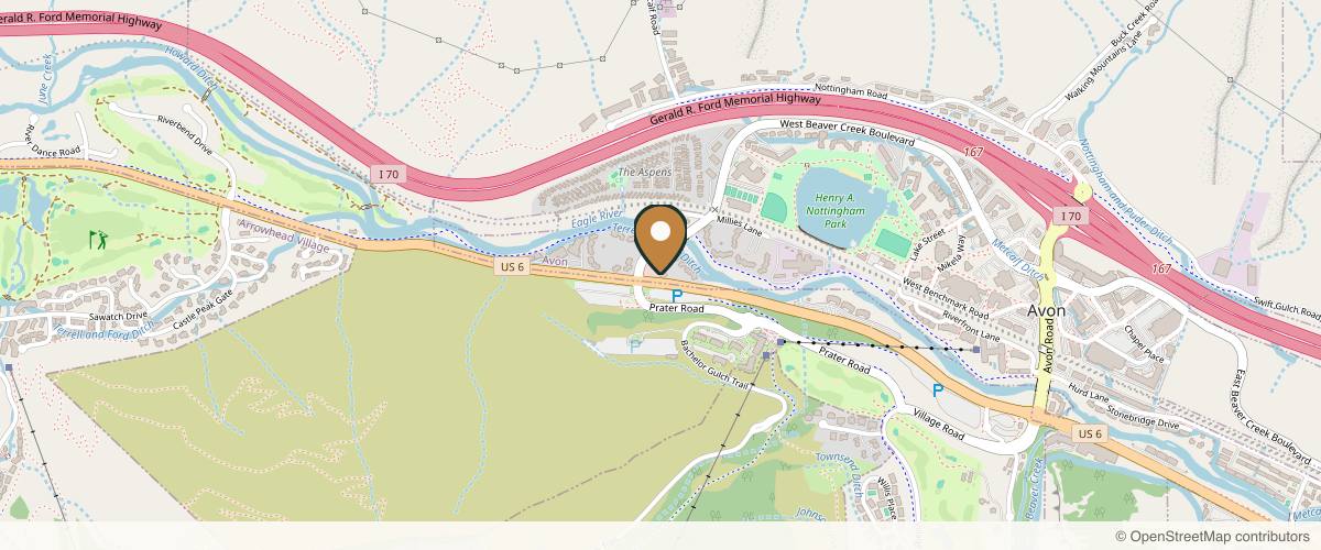 Map showing Vail Valley Plastic Surgery and Skin Care in Grand Junction, Colorado
