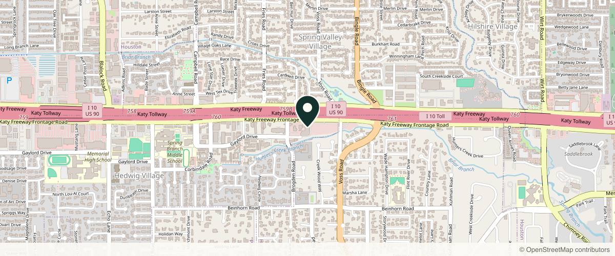 Map showing Vasileios Vasilakis, MD, FACS: Memorial Plastic Surgery in Houston, Texas