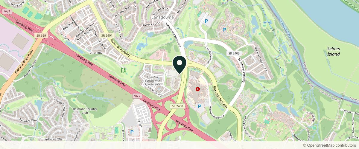 Map showing Verum Cutis Dermatology: Megan Brelsford, DO in Fairfax, Virginia