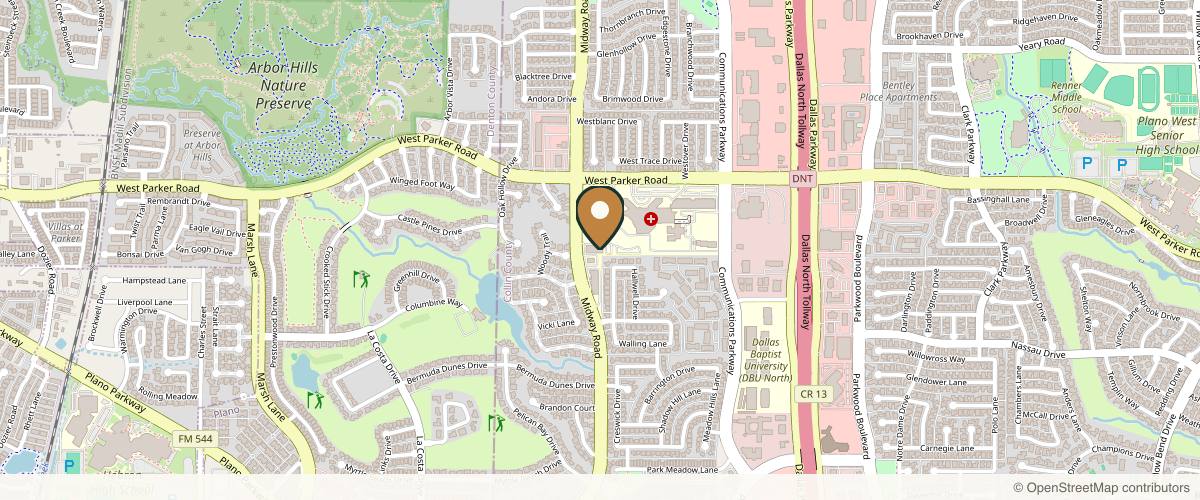 Map showing Vida Bela Plastic Surgery: Chelsea Snider MD in Plano, Texas
