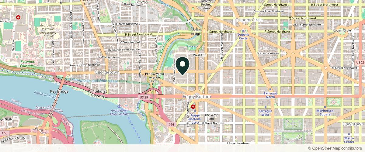 Map showing Vincenzo Giannelli, MD, FAAD in Washington, District of Columbia
