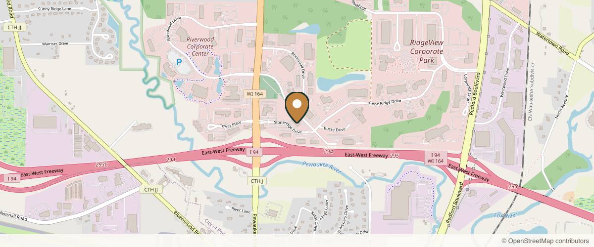 Map showing Visage Facial Plastic Surgery in Milwaukee, Wisconsin