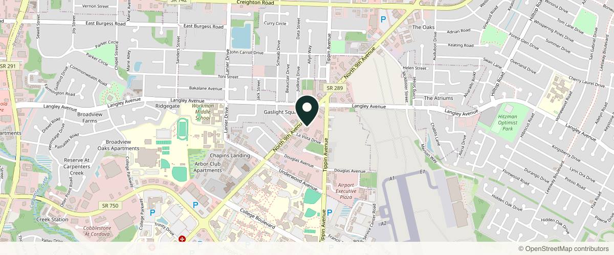 Map showing Vital Dermatology: Jenna Beasley M.D, F.A.A.D in Pensacola, Florida