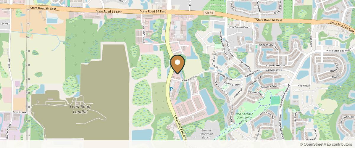 Map showing Vive Aesthetics in Bradenton, Florida