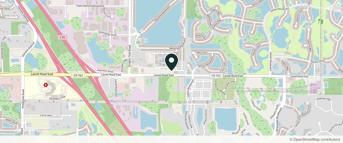 Map showing WassermanUlitsky Dermatology in Venice, Florida
