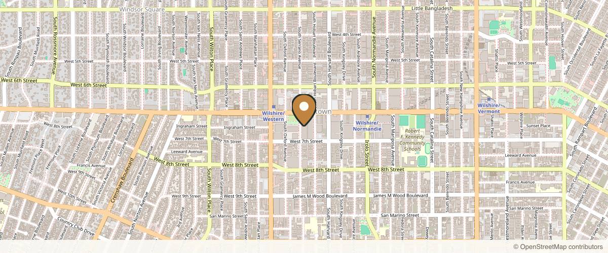 Map showing Wave Plastic Surgery & Aesthetic Laser Center Los Angeles in Los Angeles, California