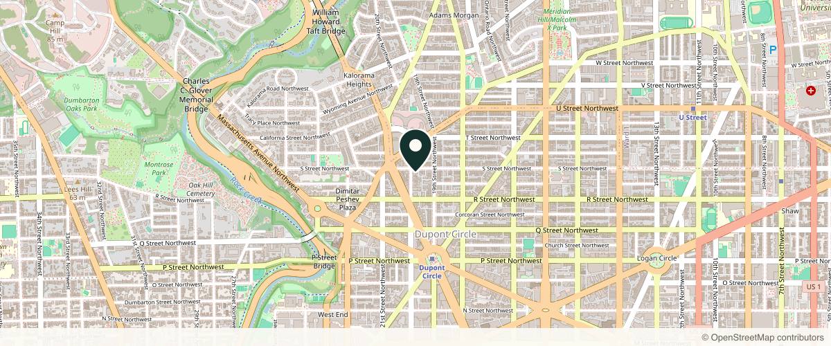 Map showing Yolanda C. Holmes, M.D, P.C. in Washington, District of Columbia