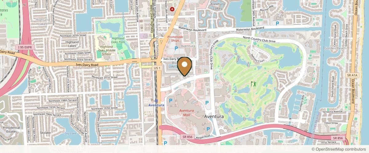 Map showing Z Face Plastic Surgery: Dr. Ruslan Zhuravsky in Aventura, Florida